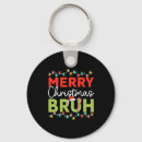 Search for funny greeting round key rings Christmas tree