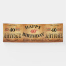 Search for 40th birthday banners Over the hill
