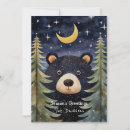 Search for black bear christmas cards Winter