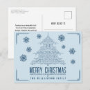 Search for snowflake tree postcards Simple