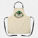 Search for vintage shamrock aprons St patricks day