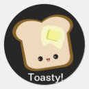 Search for cute toast stickers Bread