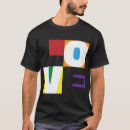 Search for rainbow letters tshirts Colourful