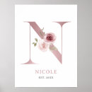 Search for monogram n posters Elegant