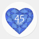 Search for 45th anniversary stickers Heart