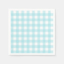 Search for light blue gingham napkins Preppy