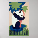 Search for vintage zoo posters Panda bear
