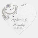 Search for purple and silver wedding stickers Plum