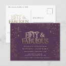 Search for 50 fabulous 50th birthday cards Gold