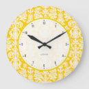 Search for yellow clocks Vintage