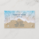 Search for beach business cards Blue