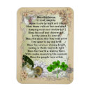 Search for irish blessing magnets Clover