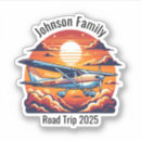 Search for family road trip stickers Vintage