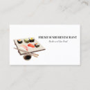 Search for sushi restaurant business cards Chef