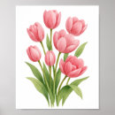 Search for tulip art Pink tulips