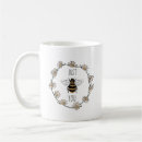 Search for bee on daisy mugs Nature