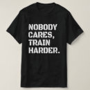 Search for train harder tshirts Motivation