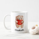 Search for valentines day teddy bear mugs Watercolor
