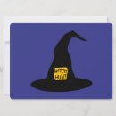 Search for blue halloween invitations Witch