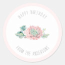 Search for pink happy birthday stickers Girl