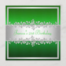 Search for jade birthday invitations Green