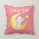 Search for love you to the moon cushions nursery decor