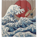 Search for japanese wave shower curtains Sun
