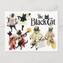 Search for cat face postcards Black