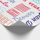 Search for cities wrapping paper Birthday