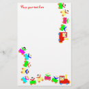 Search for trains stationery paper Illustration