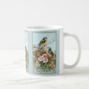 Search for blue bird mugs Vintage floral