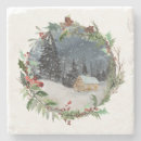 Search for christmas stone coasters Pine tree