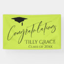 Search for green graduation banners Celebration