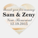 Search for vow renewal stickers Elegant