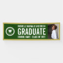 Search for green graduation banners Green and gold
