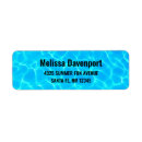 Search for blue water return address labels Summer