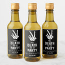 Search for halloween wine labels Black and white