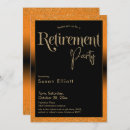 Search for black orange and gold invitations Celebration