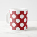 Search for red dot mugs Red polka dots