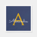 Search for blue and gold napkins Girly
