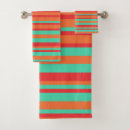 Search for turquoise and orange bath towels Stripes