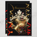 Search for red black quinceanera invitations Party
