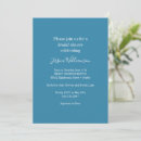 Search for blue bridal shower invitations Typography