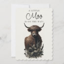 Search for highland cow baby girl shower invitations Farm animal