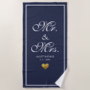 Search for mr and mrs beach towels Bridal shower