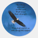 Search for wings of eagles stickers Bible