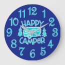 Search for happy camper clocks Vacation