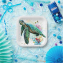 Search for turtle paper plates Ocean life