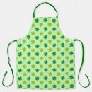 Search for irish green aprons Shamrock