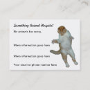 Search for funny cat business cards Animals